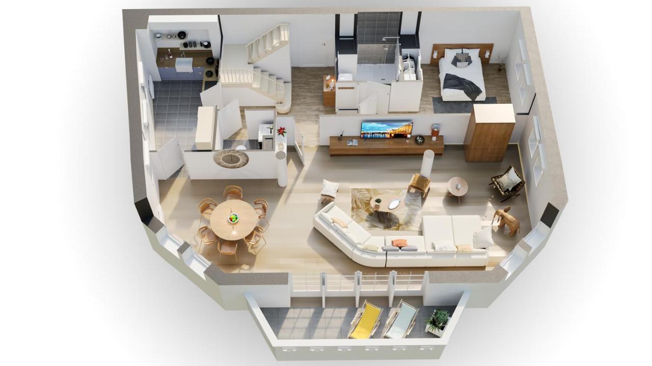 La Cle De Quentovic ◎ Duplex De 150 M2 ◎ Standing Apartment Le Touquet Bagian luar foto