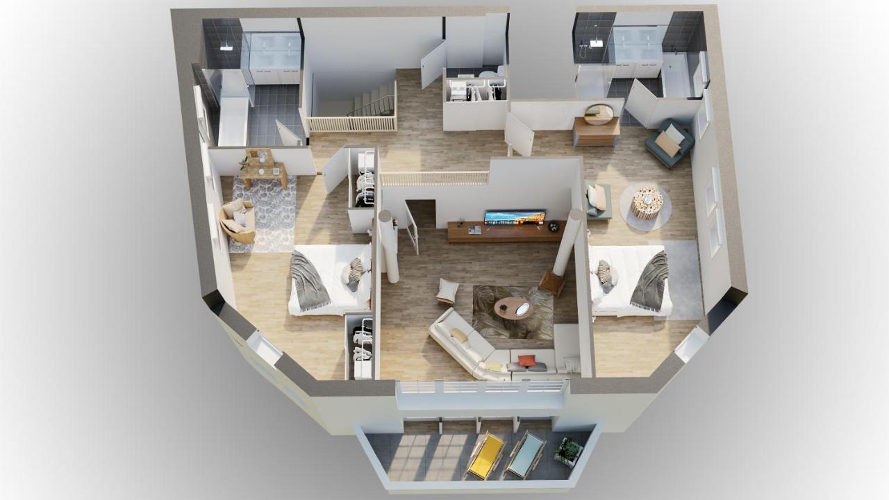 La Cle De Quentovic ◎ Duplex De 150 M2 ◎ Standing Apartment Le Touquet Bagian luar foto